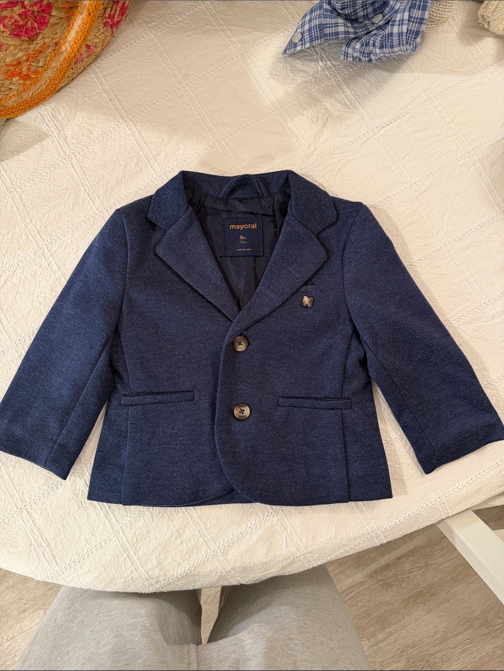 Mayoral Navy Blue Boys' Tailored Blazer